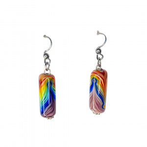 Rainbow Swirl Earrings