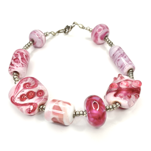 Pink Swirls Bracelet